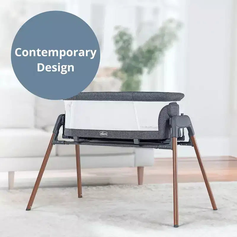 Berceau cododo 3-en-1 avec design portable, drap-housse, cadre en métal