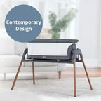 Berceau cododo 3-en-1 avec design portable, drap-housse, cadre en métal