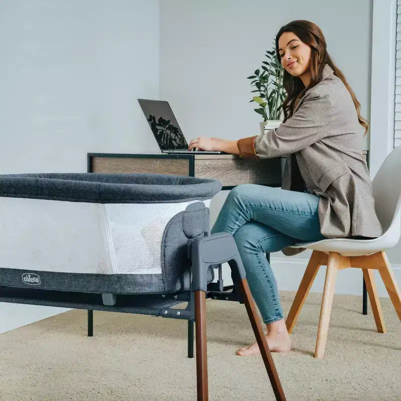 Berceau cododo 3-en-1 avec design portable, drap-housse, cadre en métal
