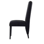 Chaise de salle à manger noire