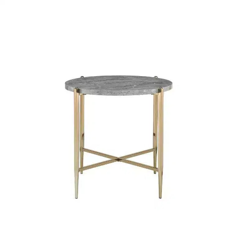 Table de chevet miroir à 3 tiroirs