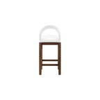 Tabouret de bar en velours