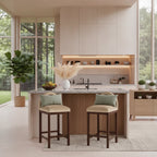 Tabouret de bar en velours