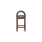 Tabouret de bar en velours