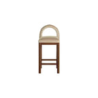 Tabouret de bar en velours