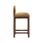 Tabouret de bar en velours