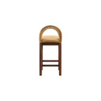 Tabouret de bar en velours
