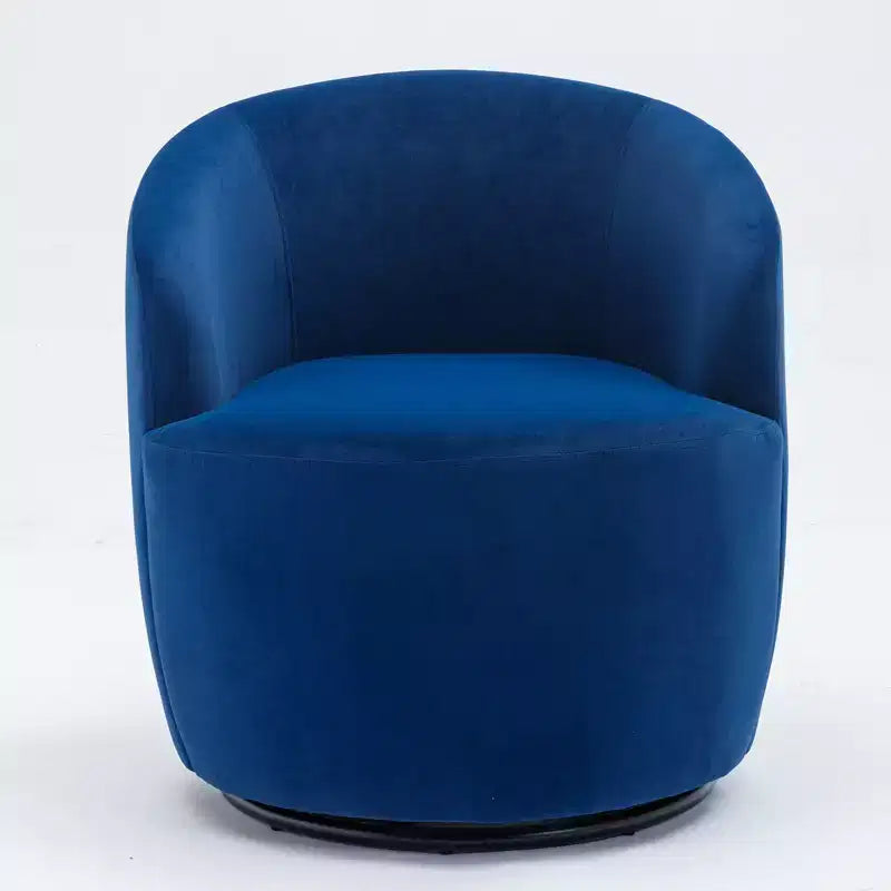 Fauteuil pivotant en tissu, fauteuil tonneau, fauteuil d'appoint