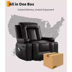 Fauteuil inclinable électrique avec fonction massage et chauffage pour personnes âgées
