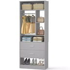 Système de rangement avec 2 tiroirs en bois
