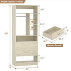 Système de rangement avec 2 tiroirs en bois