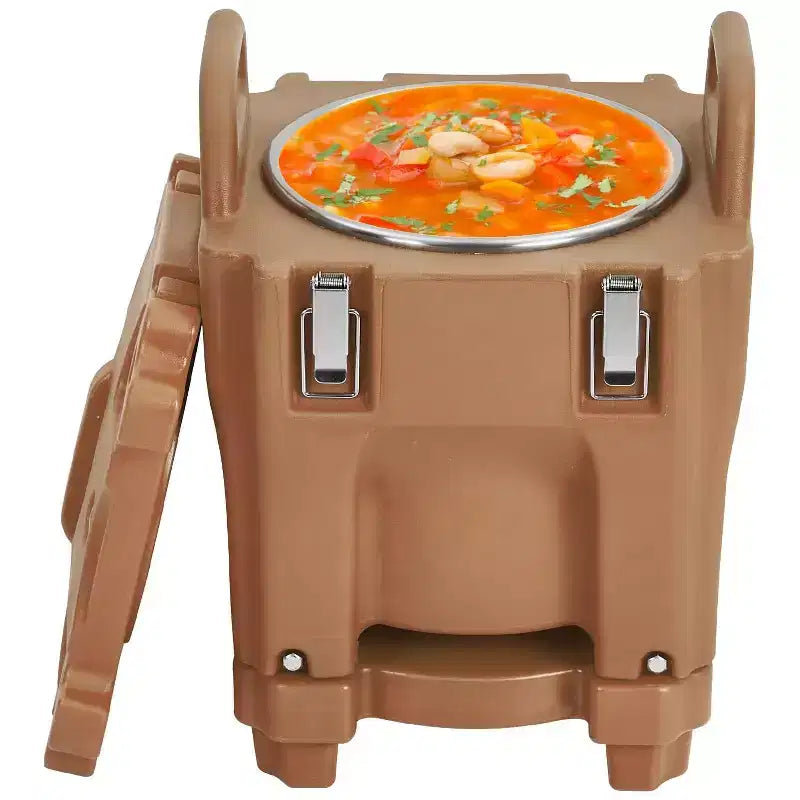 Conteneur Alimentaire Isotherme 22 pintes Empilable avec Cuillère et Roues