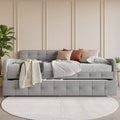ChaletPosh Twin Size Daybed in Linen with Trundle