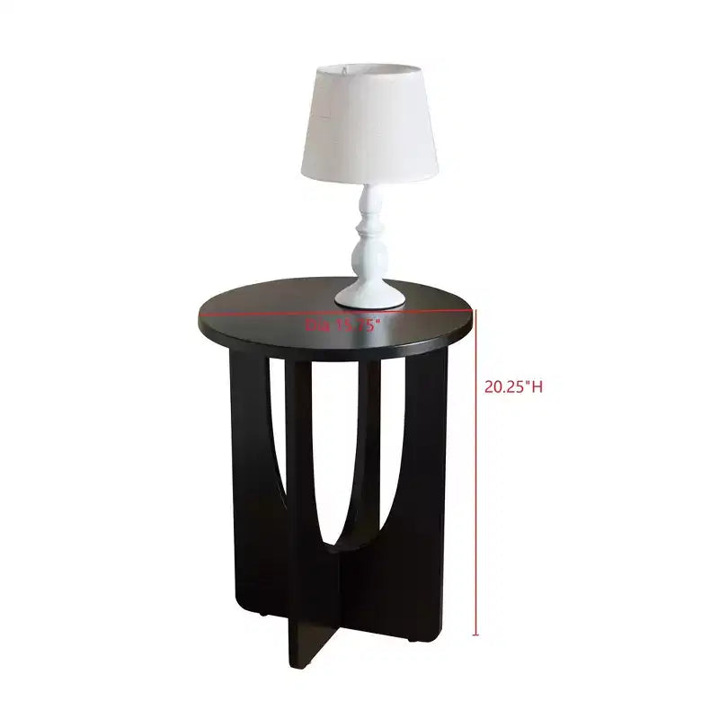 Table d'appoint ronde design moderne