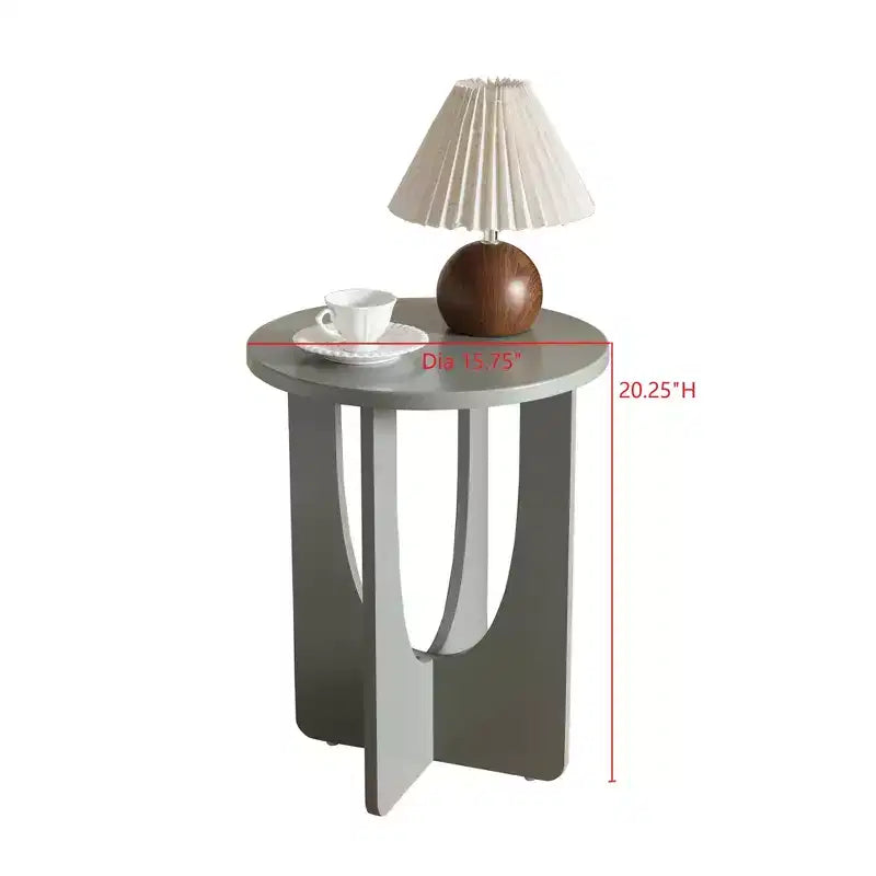 Table d'appoint ronde design moderne