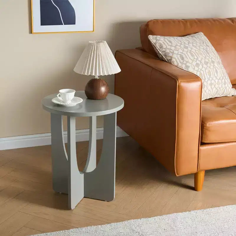 Table d'appoint ronde design moderne