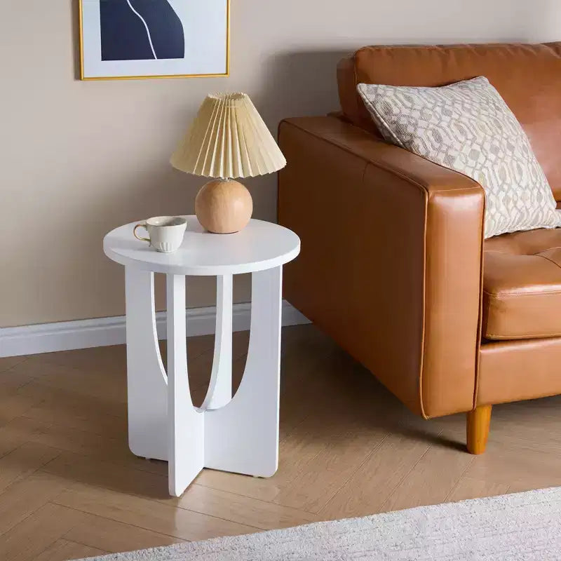 Table d'appoint ronde design moderne