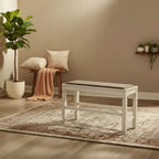 Banc de salle à manger hauteur comptoir blanc antique