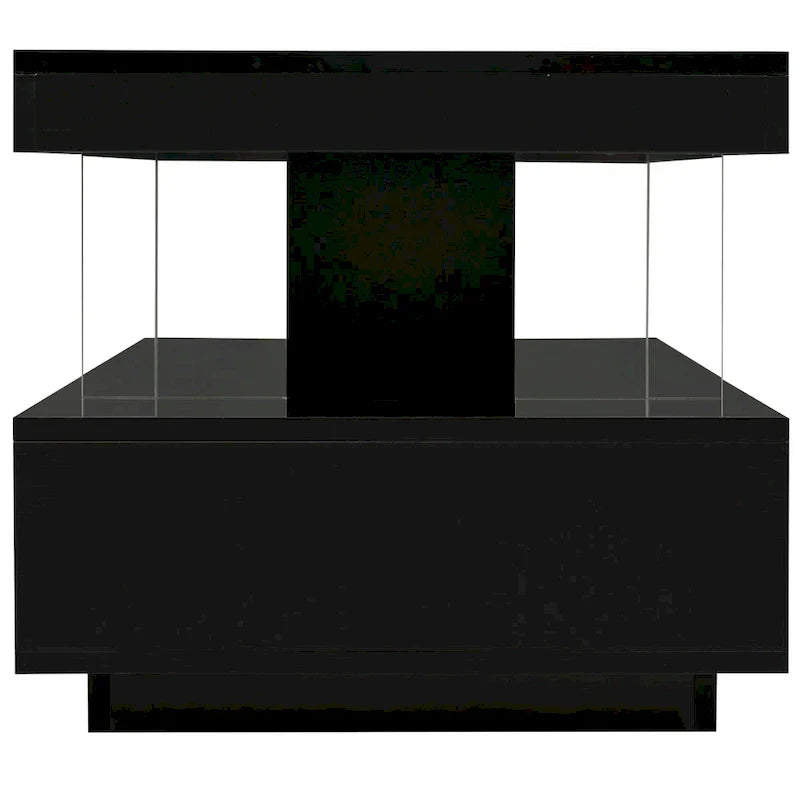 Table basse LED U-Can avec rangement