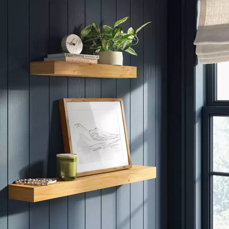 Étagère murale flottante en bois de 36 pouces