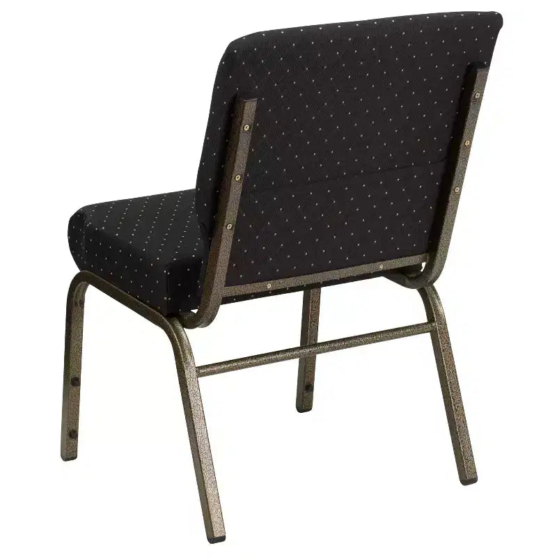 Chaise d'église empilable 21"L, lot de 4