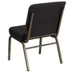 Chaise d'église empilable 21"L, lot de 4