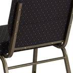 Chaise d'église empilable 21"L, lot de 4