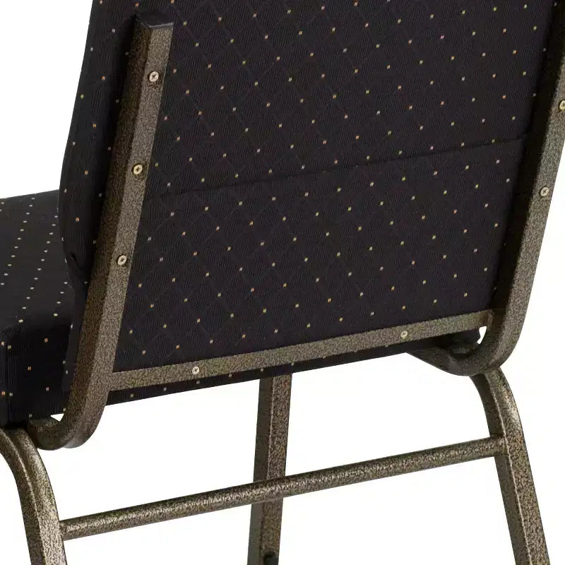 Chaise d'église empilable 21"L, lot de 4