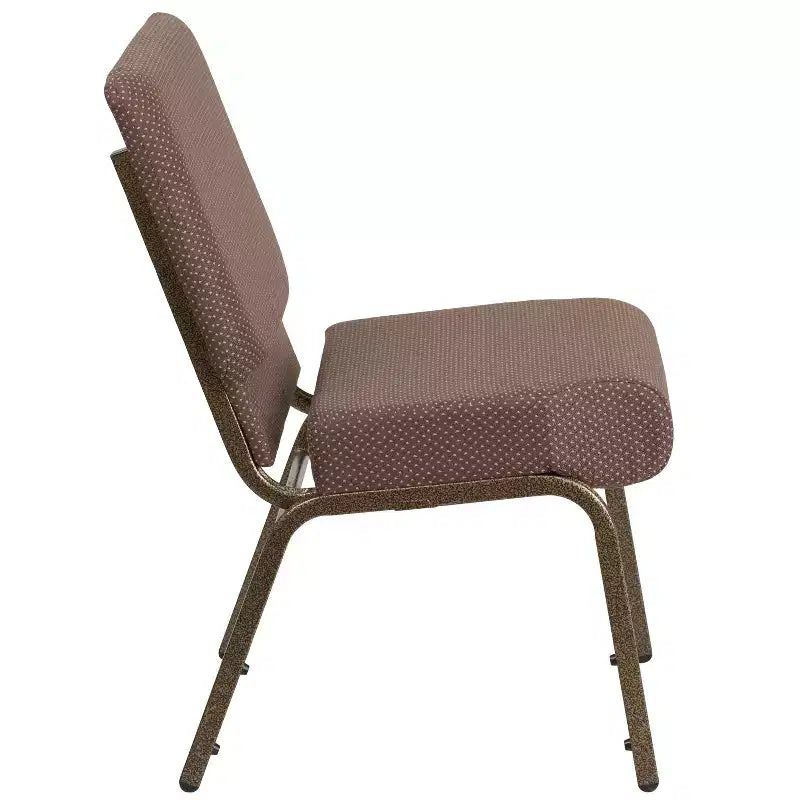 Chaise d'église empilable 21"L, lot de 4