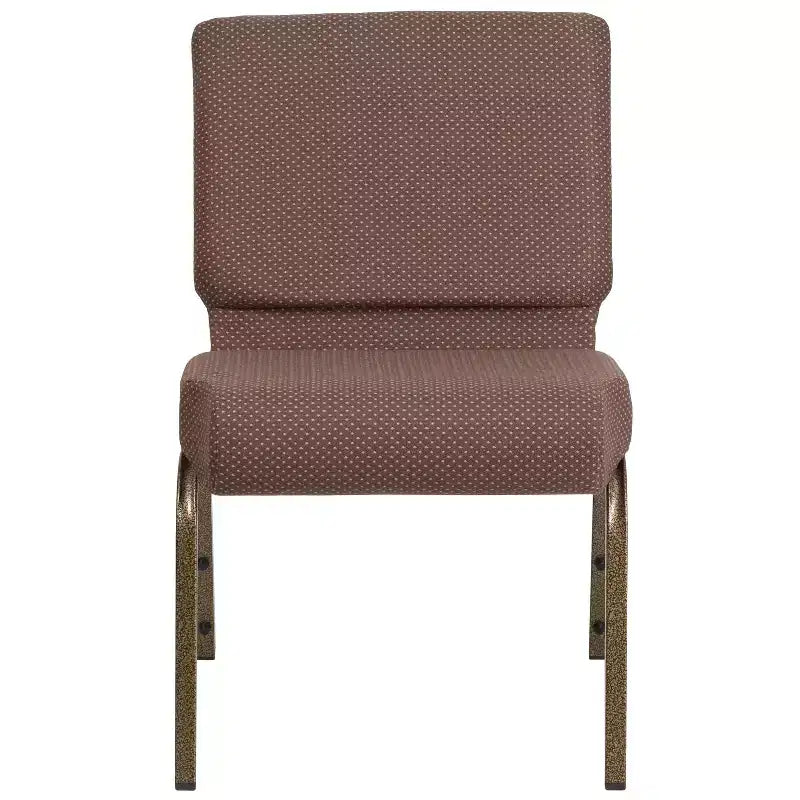 Chaise d'église empilable 21"L, lot de 4