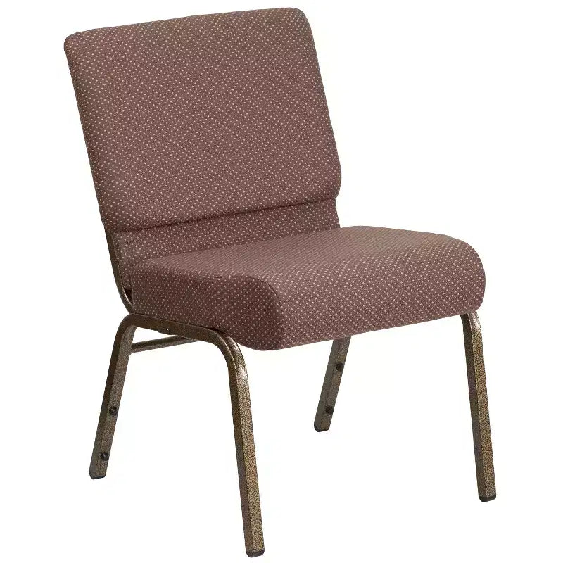 Chaise d'église empilable 21"L, lot de 4