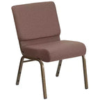 Chaise d'église empilable 21"L, lot de 4