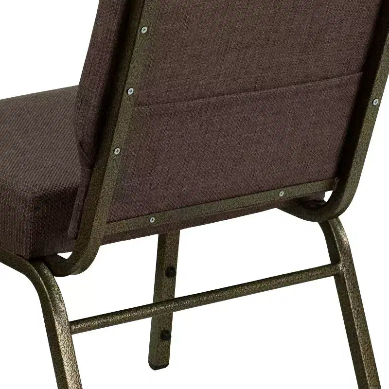 Chaise d'église empilable 21"L, lot de 4