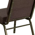 Chaise d'église empilable 21"L, lot de 4