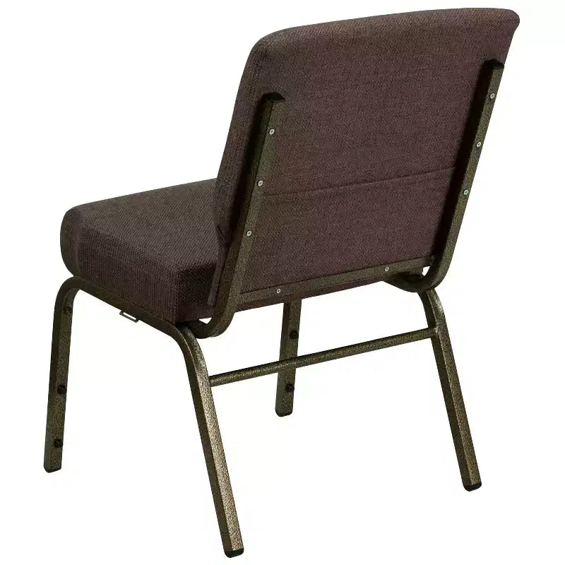 Chaise d'église empilable 21"L, lot de 4