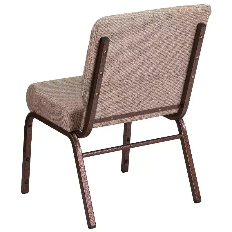 Chaise d'église empilable 21"L, lot de 4
