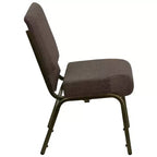 Chaise d'église empilable 21"L, lot de 4