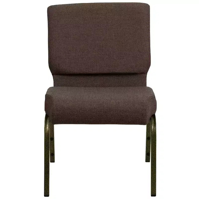 Chaise d'église empilable 21"L, lot de 4