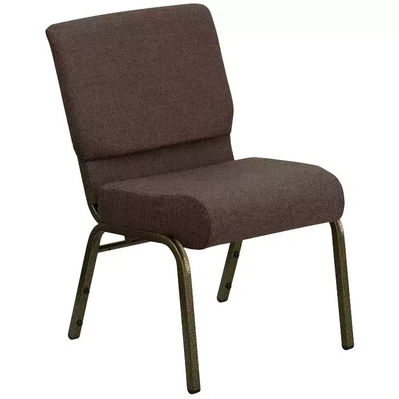 Chaise d'église empilable 21"L, lot de 4