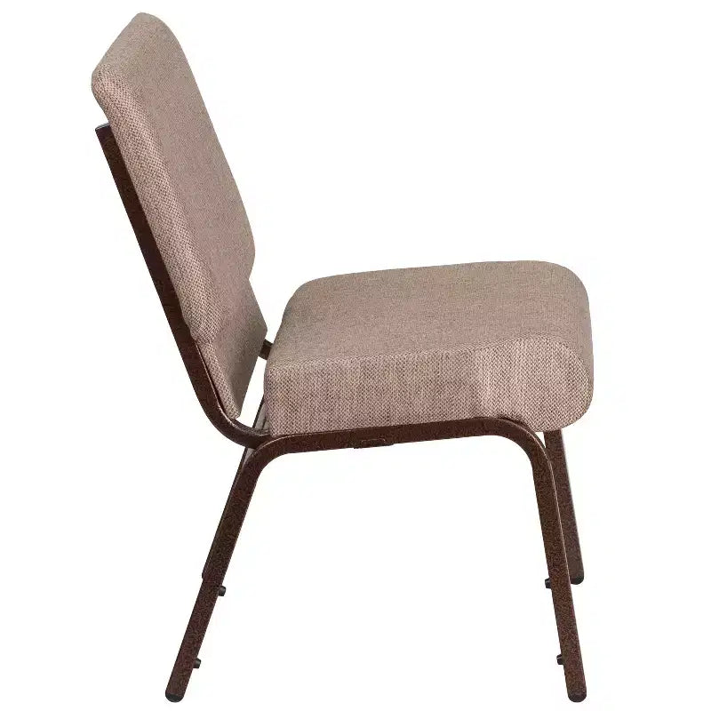 Chaise d'église empilable 21"L, lot de 4