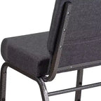 Chaise d'église empilable 21"L, lot de 4