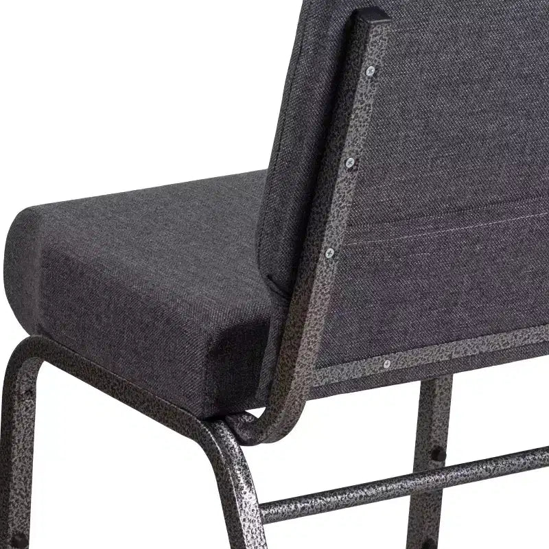 Chaise d'église empilable 21"L, lot de 4