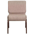 Chaise d'église empilable 21"L, lot de 4