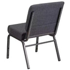 Chaise d'église empilable 21"L, lot de 4