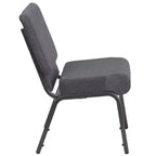 Chaise d'église empilable 21"L, lot de 4