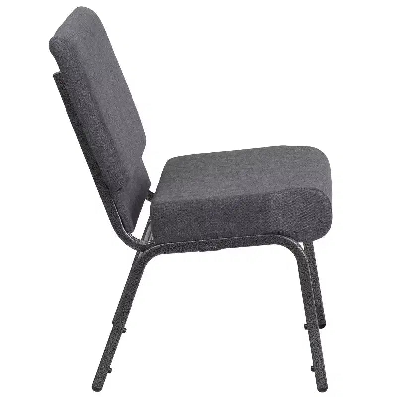 Chaise d'église empilable 21"L, lot de 4