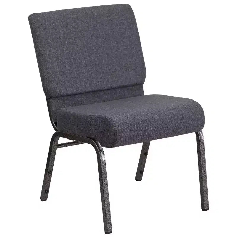 Chaise d'église empilable 21"L, lot de 4