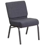 Chaise d'église empilable 21"L, lot de 4