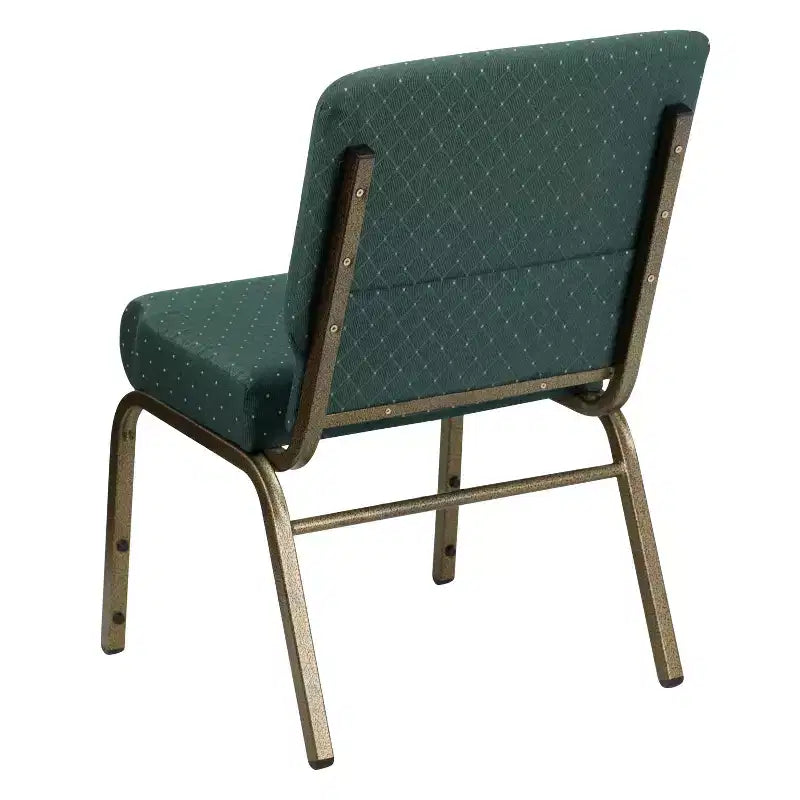 Chaise d'église empilable 21"L, lot de 4