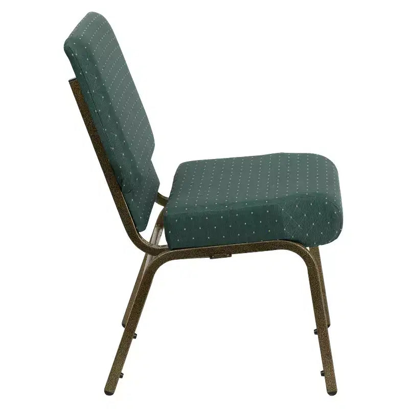 Chaise d'église empilable 21"L, lot de 4